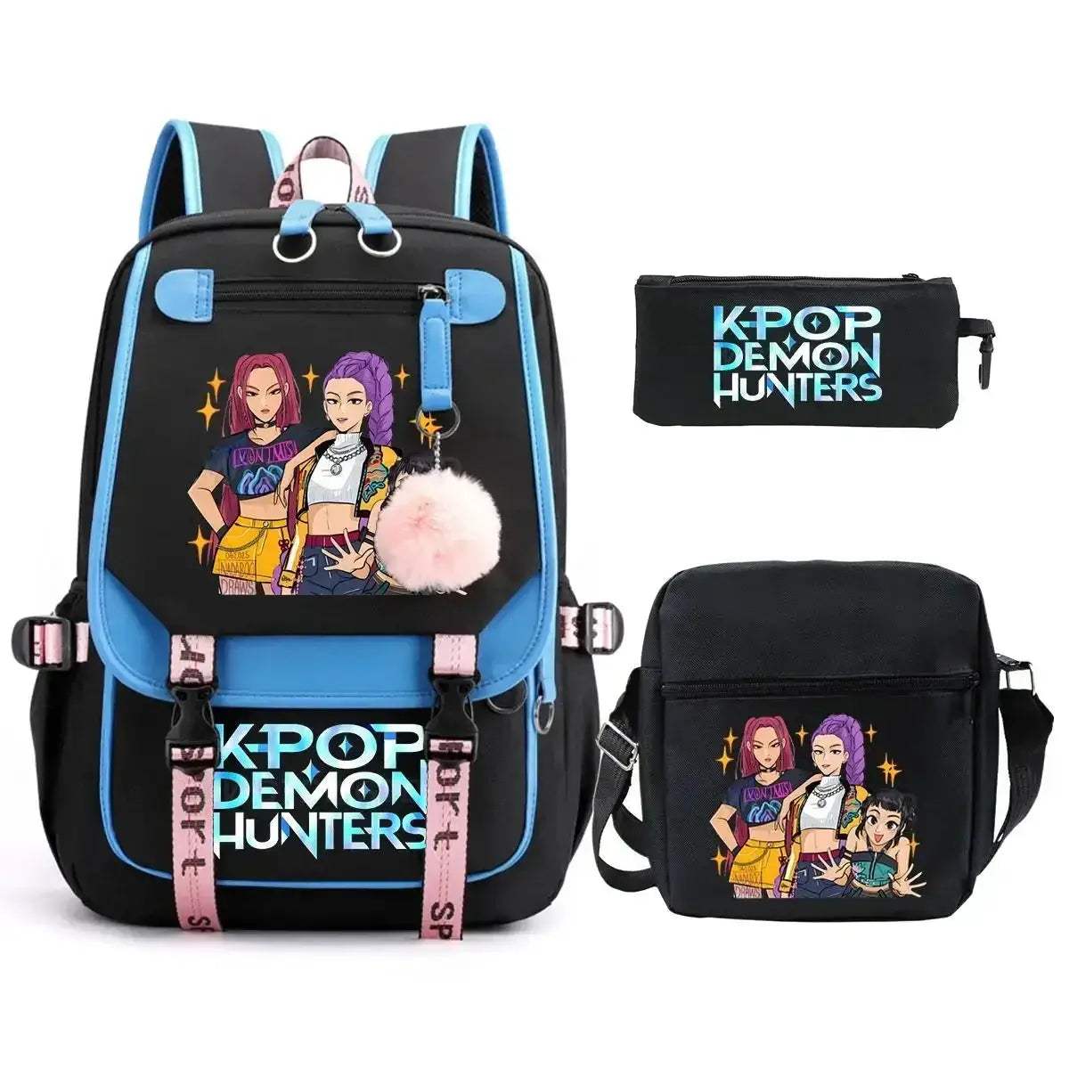 Kids School Backpack Three Piece Set With Pencil Case - Image 9