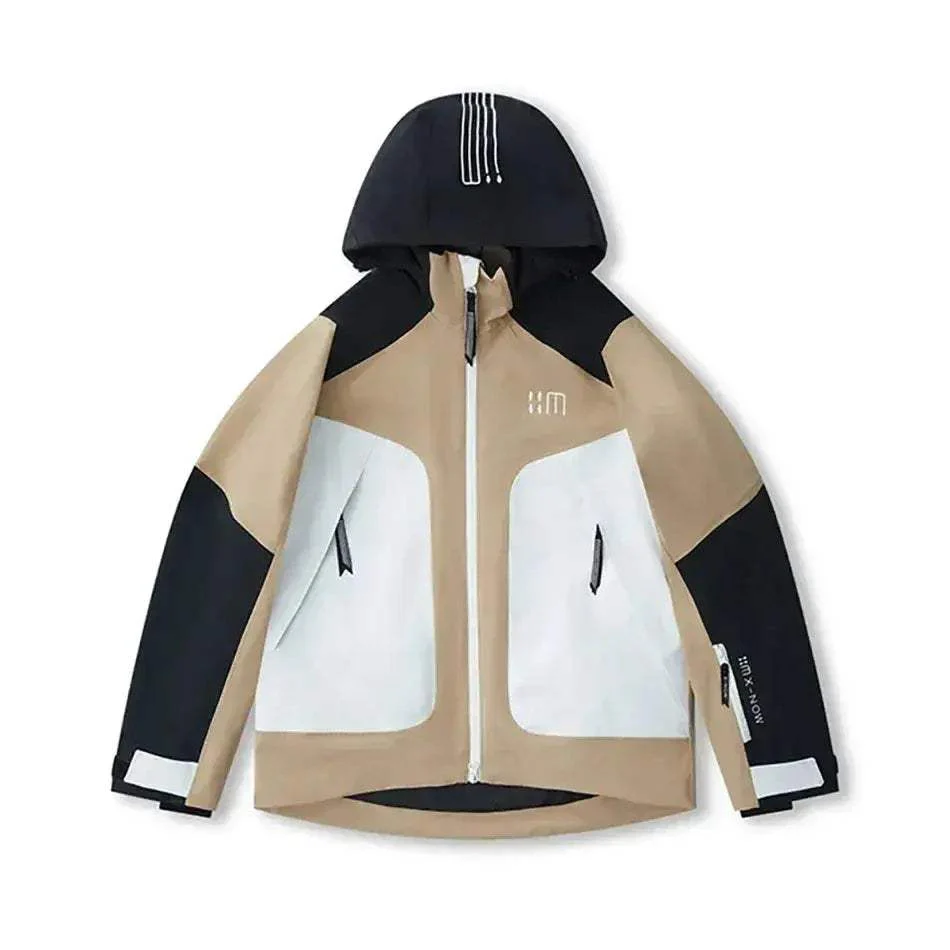 Kids Ski Jacket Waterproof Snowproof Hooded Winter Outerwear - Image 8