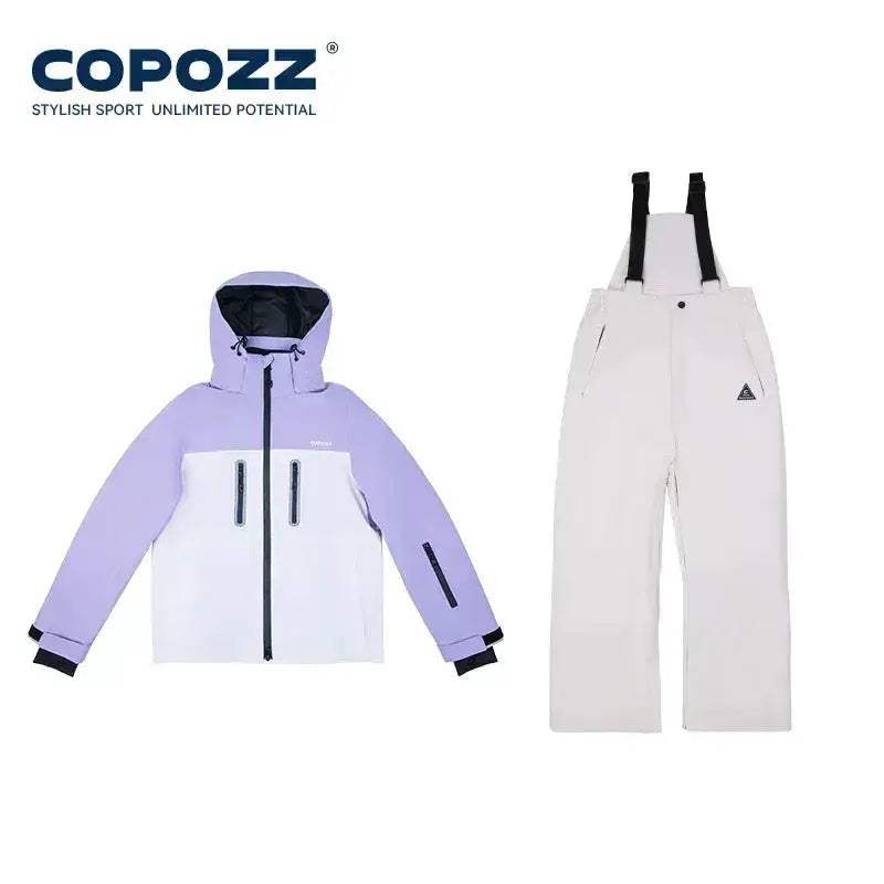 Kids Ski Pants All In One Windproof Waterproof Overalls - Image 11