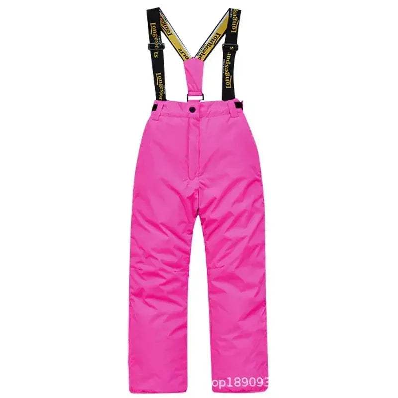 Kids Ski Pants Warm Waterproof Windproof For Winter - Image 20