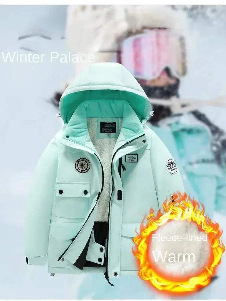Kids Ski Pants Warm Waterproof Windproof For Winter - Image 4