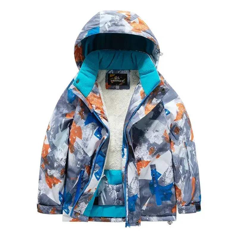 Kids Ski Pants Warm Waterproof Windproof For Winter - Image 7