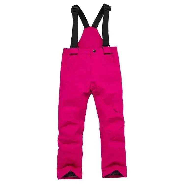 Kids Ski Pants Waterproof Windproof Snowboard Bibs Warm Breathable - Image 10