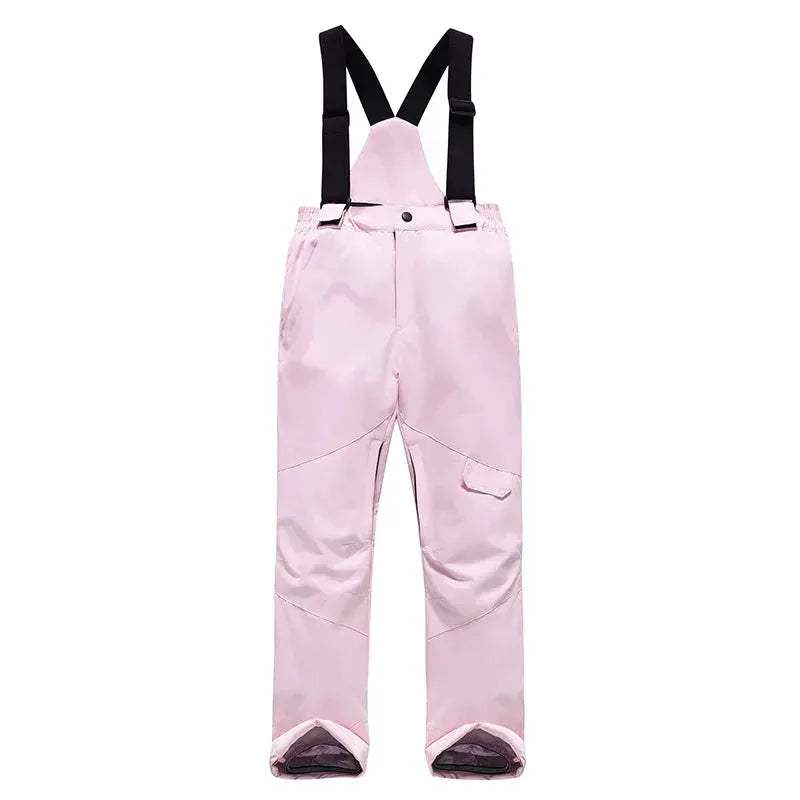 Kids Ski Pants Waterproof Windproof Snowboard Bibs Warm Breathable - Image 14