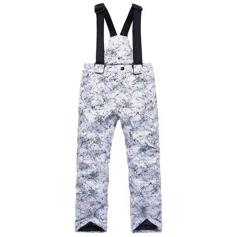 Kids Ski Pants Waterproof Winter Snow Trousers Warm - Image 12