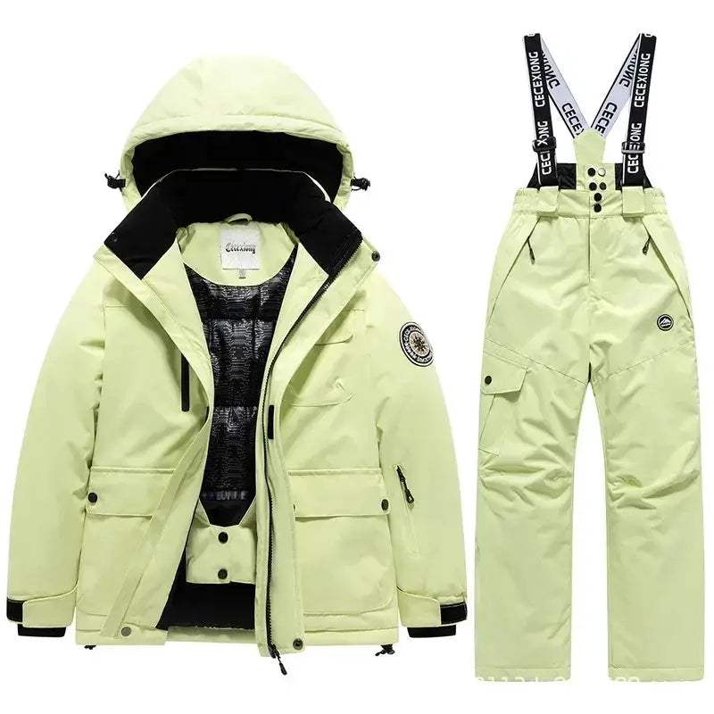 Kids Ski Suit Set Winter Breathable Warm Durable Safe - Image 10