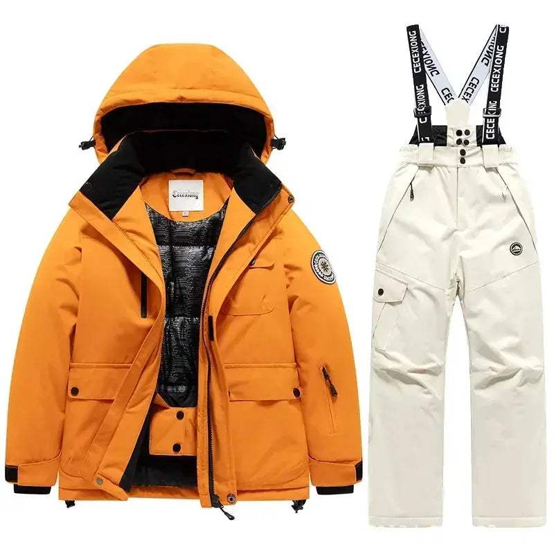 Kids Ski Suit Set Winter Breathable Warm Durable Safe - Image 6
