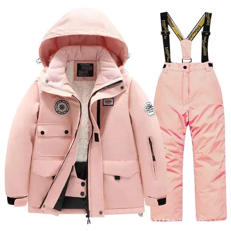 Kids Ski Suit Winter Windproof Waterproof For Warmth - Image 5