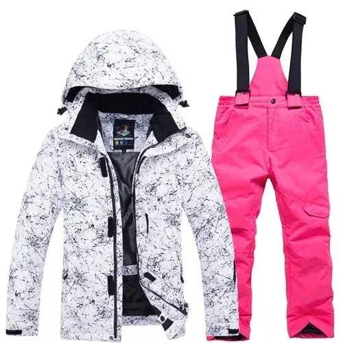 Kids Snow Suit Waterproof Windproof Winter Ski Outfit - Image 21