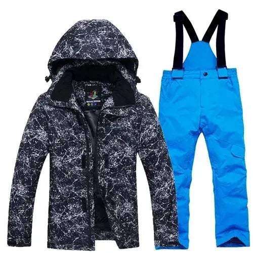 Kids Snow Suit Waterproof Windproof Winter Ski Outfit - Image 8