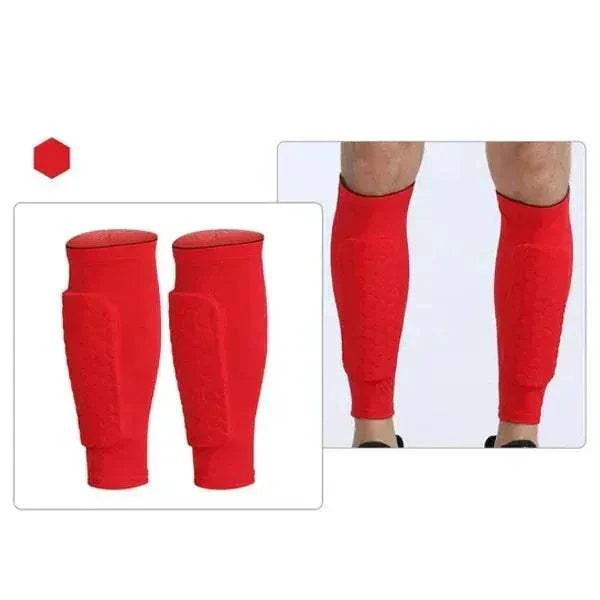 Kids Sports Shin Pads With Compression Calf Sleeves - Image 11