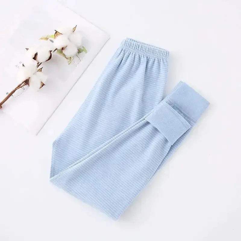 Kids Thermal Base Layer Sleep Pants For Winter Warmth - Image 10