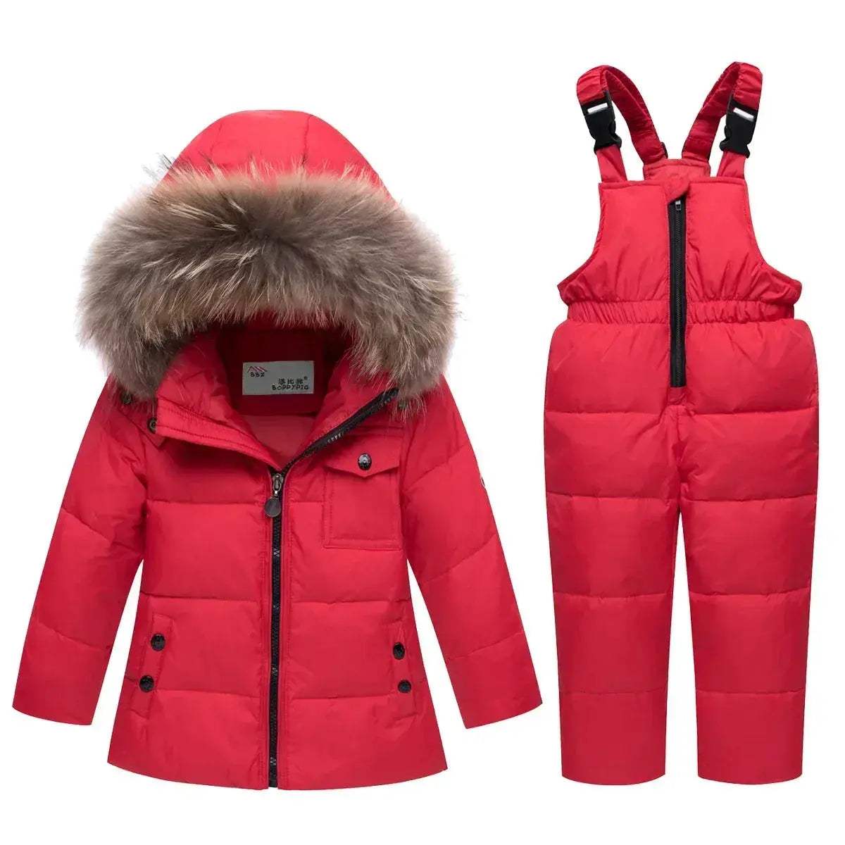Kids Thick Warm Ski Suit Set For Winter Snow Adventures - Image 4
