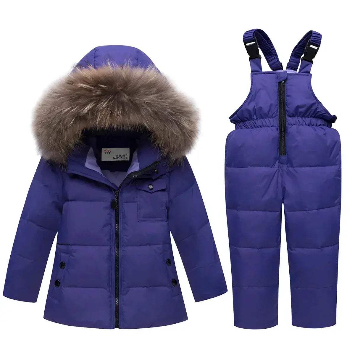 Kids Thick Warm Ski Suit Set For Winter Snow Adventures - Image 5