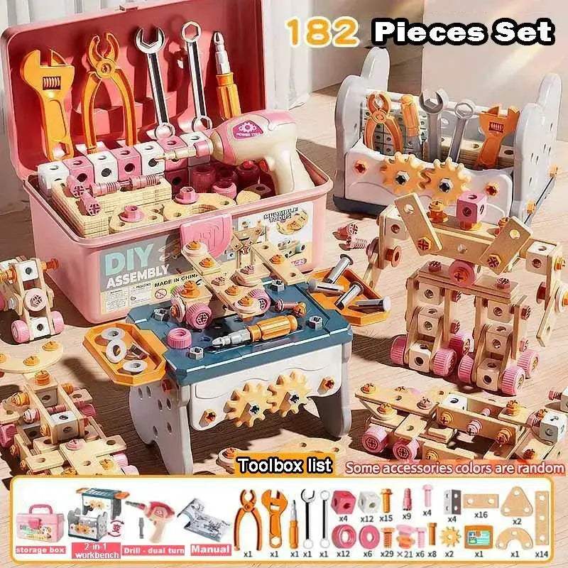 Kids Tool Set STEM Toy For DIY Nut Assembly Educational - Image 23
