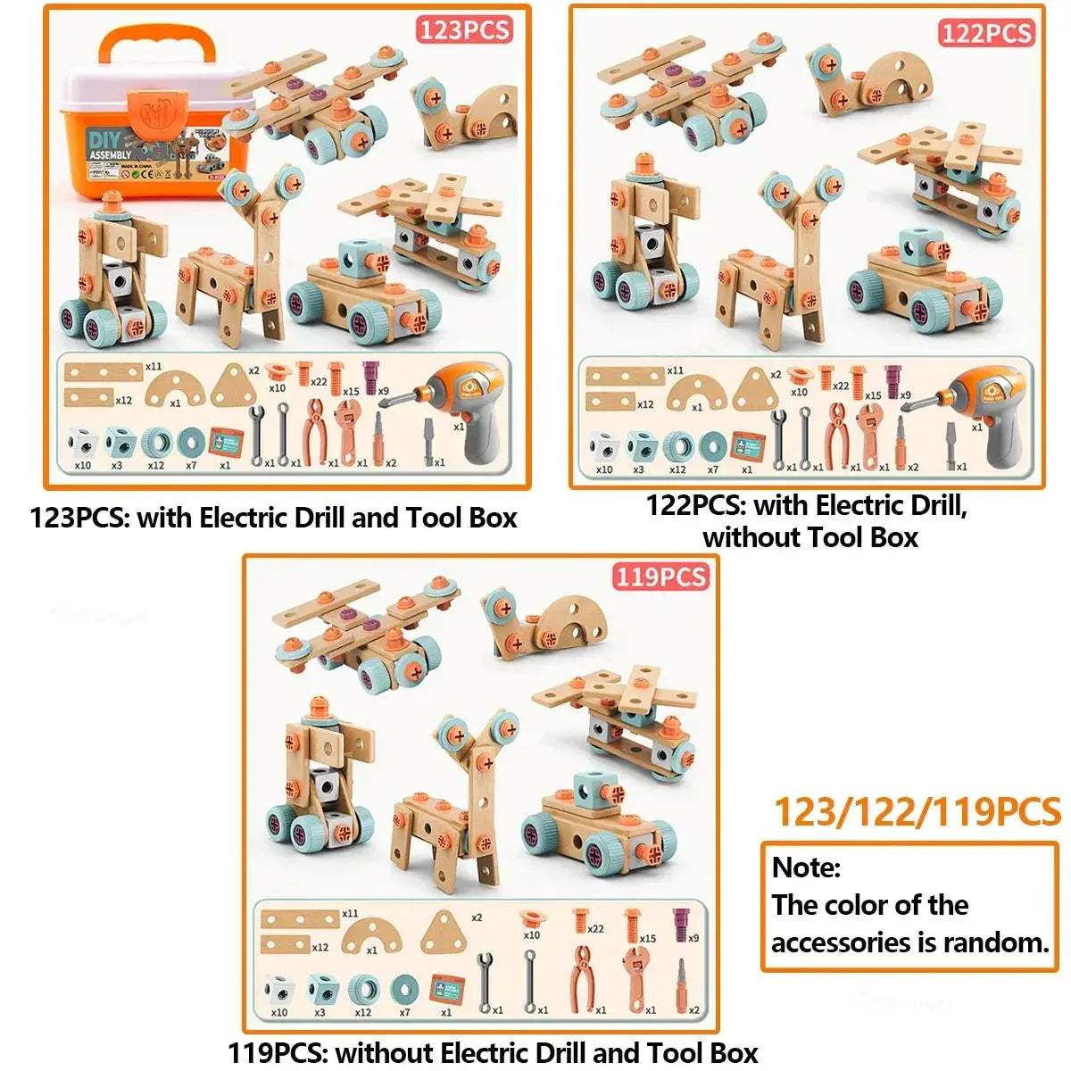 Kids Tool Set STEM Toy Kit For Assembly Educational Gifts - Image 6