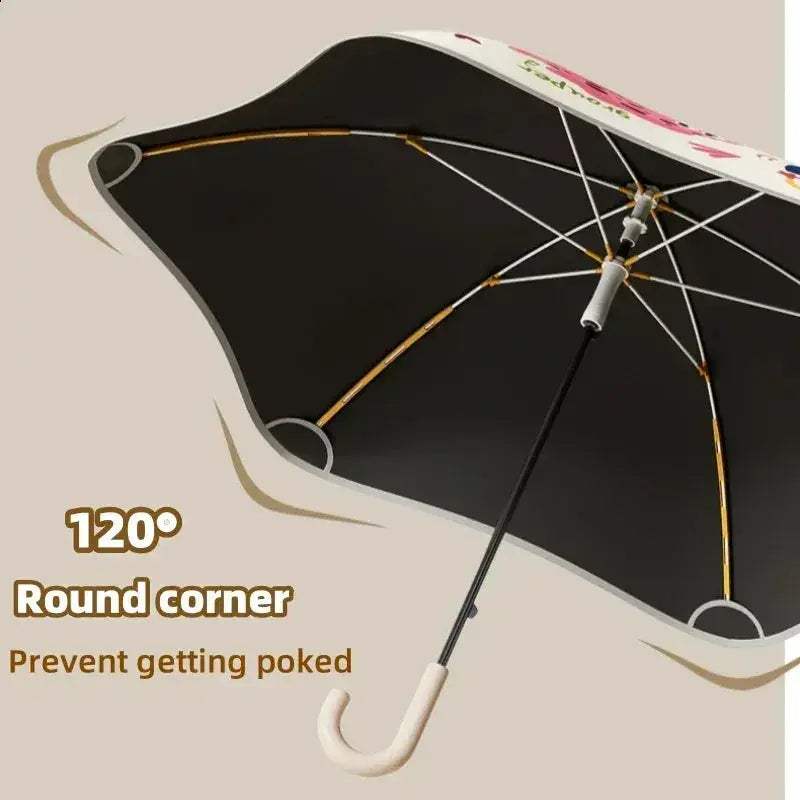 Kids Umbrella With Reflective Strip For Rain And Sun UPF50 - Image 3