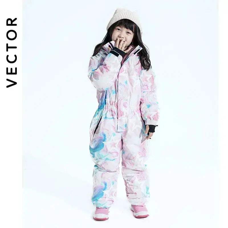 Kids Waterproof Winter Ski Jacket With Taped Seams - Image 2
