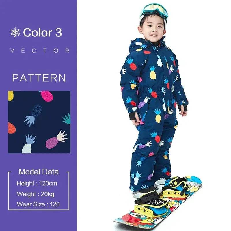 Kids Waterproof Winter Ski Jacket With Taped Seams - Image 8
