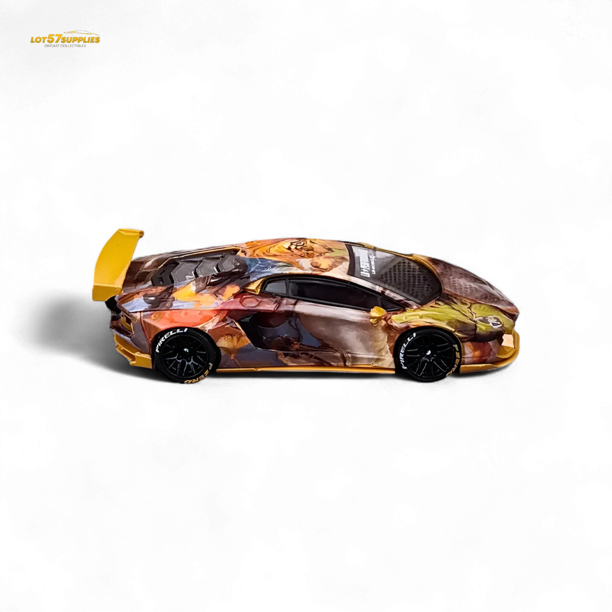 King Model Lamborghini Aventador LP700-4 Tiger Racing 1:64 - Image 2