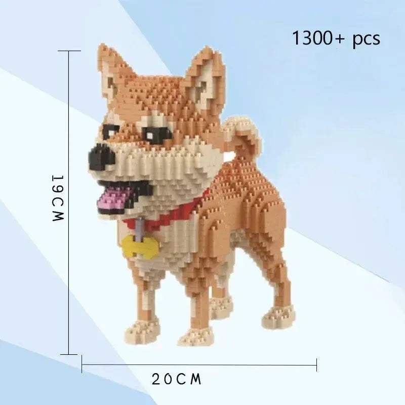 Dog Building Blocks Set For Kids And Adults Educational Display - Image 16