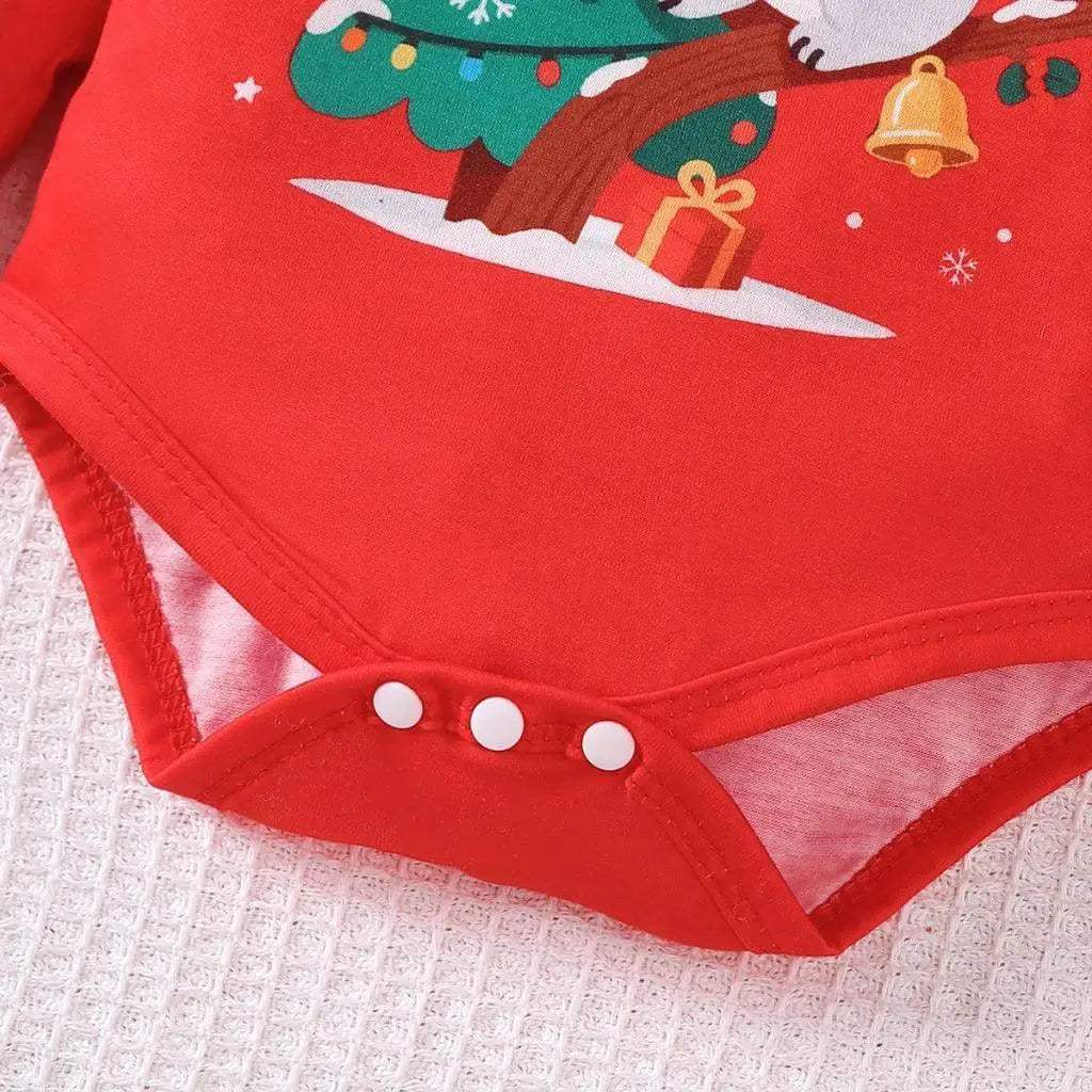 Koala Christmas 3 Piece Baby Set 0 To 18 Months Polyester Spandex Hat Top Pants - Image 3