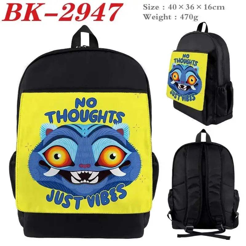 Kpop Backpack Nylon Cartoon Print Figures For Students - Image 5