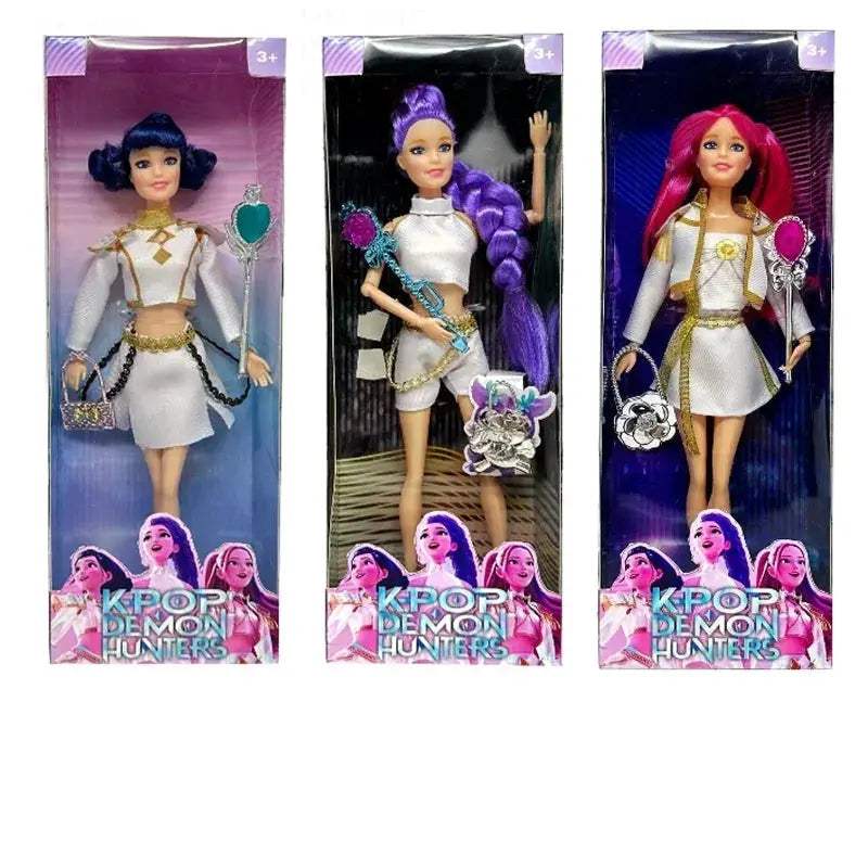 Kpop Action Figures Set With Colorful Lights For Fans - Image 2