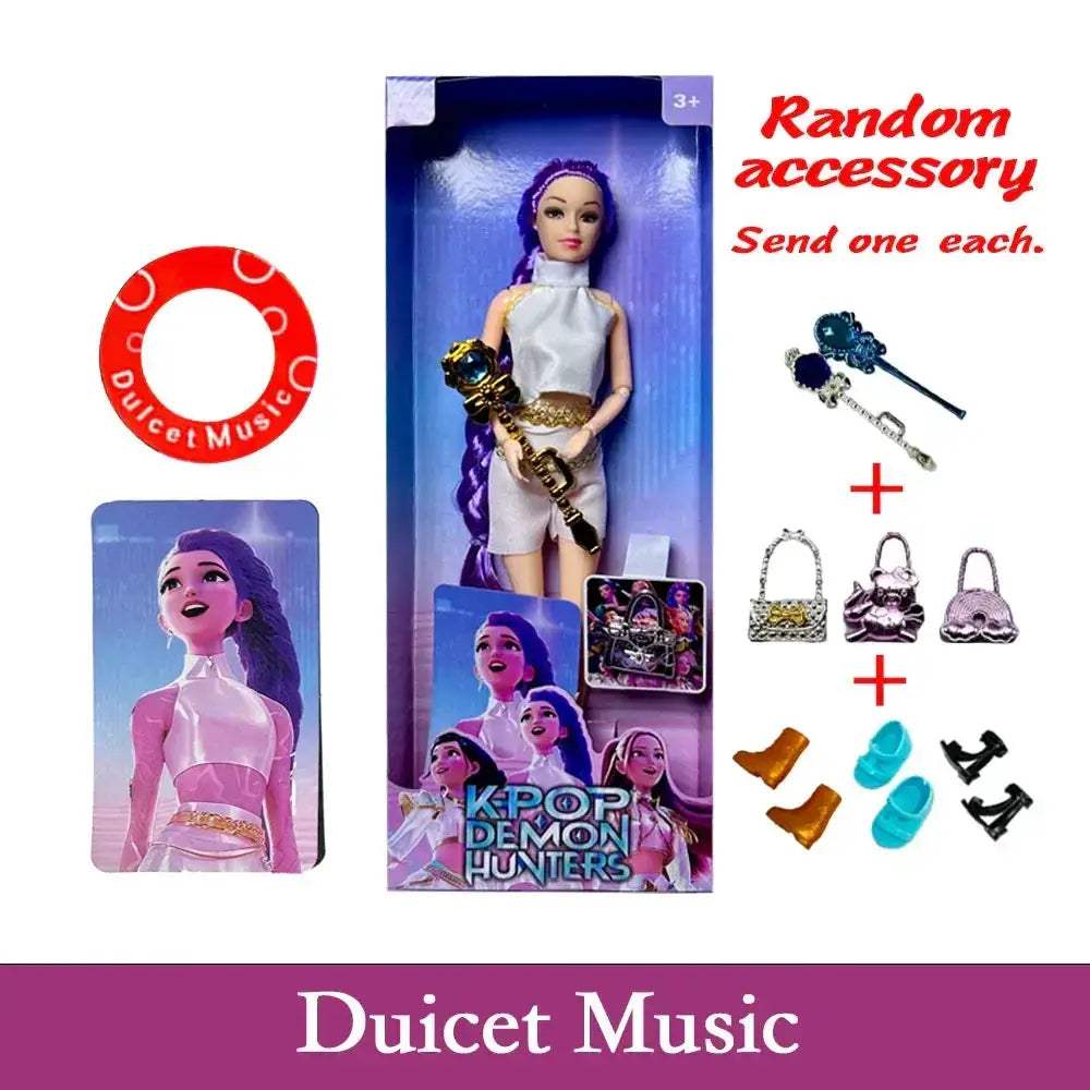 Kpop Action Figures Set With Colorful Lights For Fans - Image 3