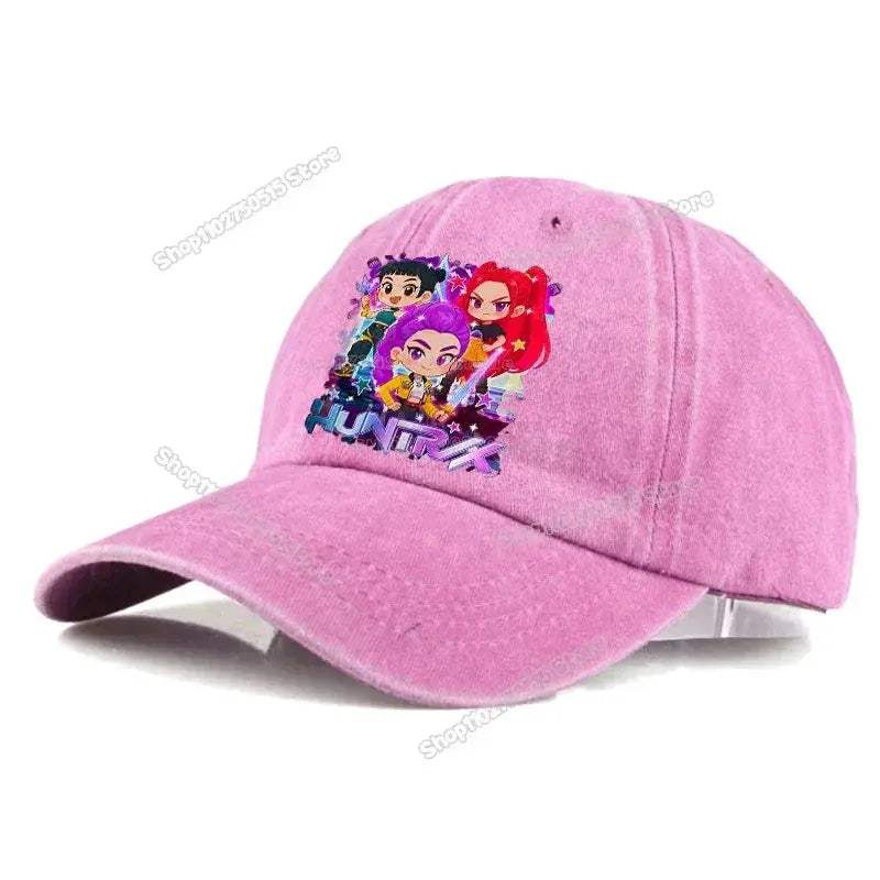 KPop Demon Hunters Retro Washed Baseball Cap Snapback For Women - Image 16