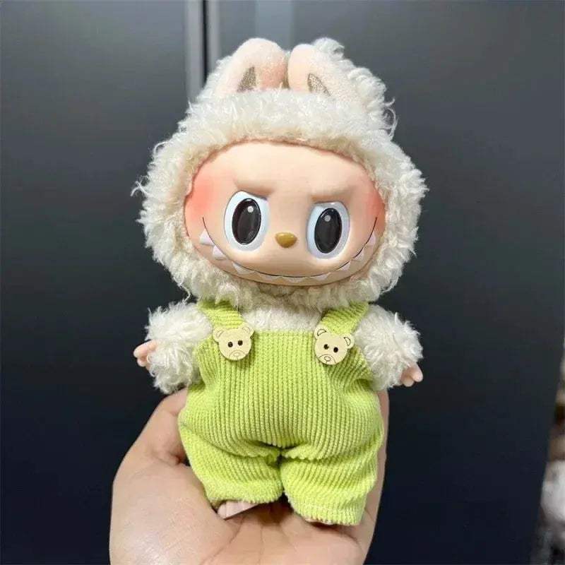 Labubu Doll Clothes Overalls Set For 17cm Kpop Style Doll - Image 3