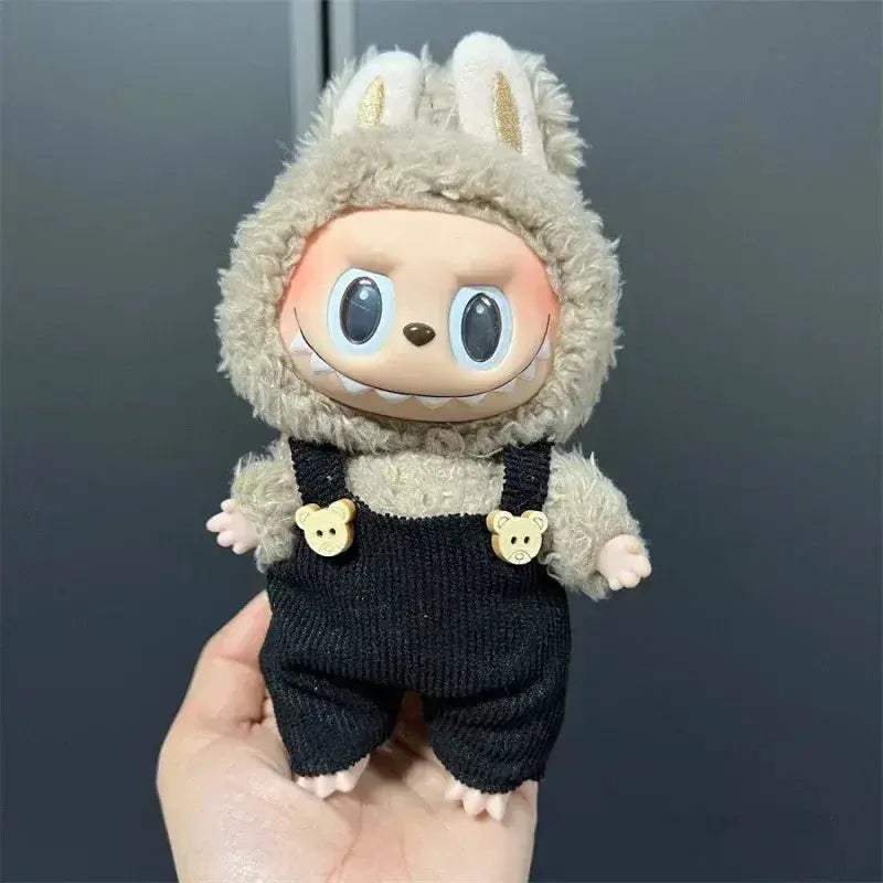 Labubu Doll Clothes Overalls Set For 17cm Kpop Style Doll - Image 4