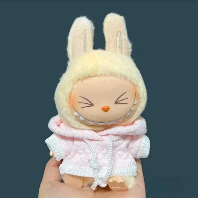 Labubu Doll Clothes Set With Cozy Sweater For 17cm Doll - Image 2