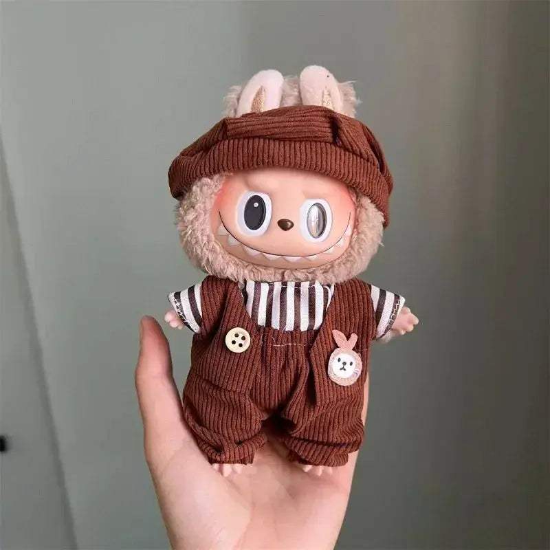 Labubu Plush Doll Clothes Set Keeps 17cm Mini Doll Stylish - Image 6