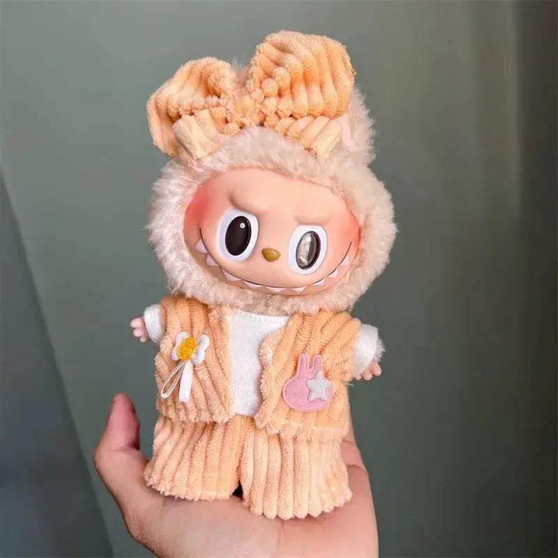 Labubu Seventeen Centimeter Plush Doll Clothes Set For Versatile Series - Image 5