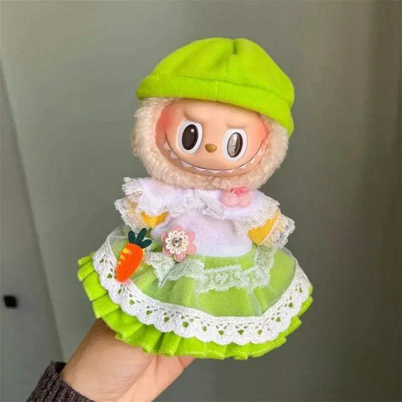 Labubu Seventeen Centimeter Plush Doll Clothes Set For Versatile Series - Image 8
