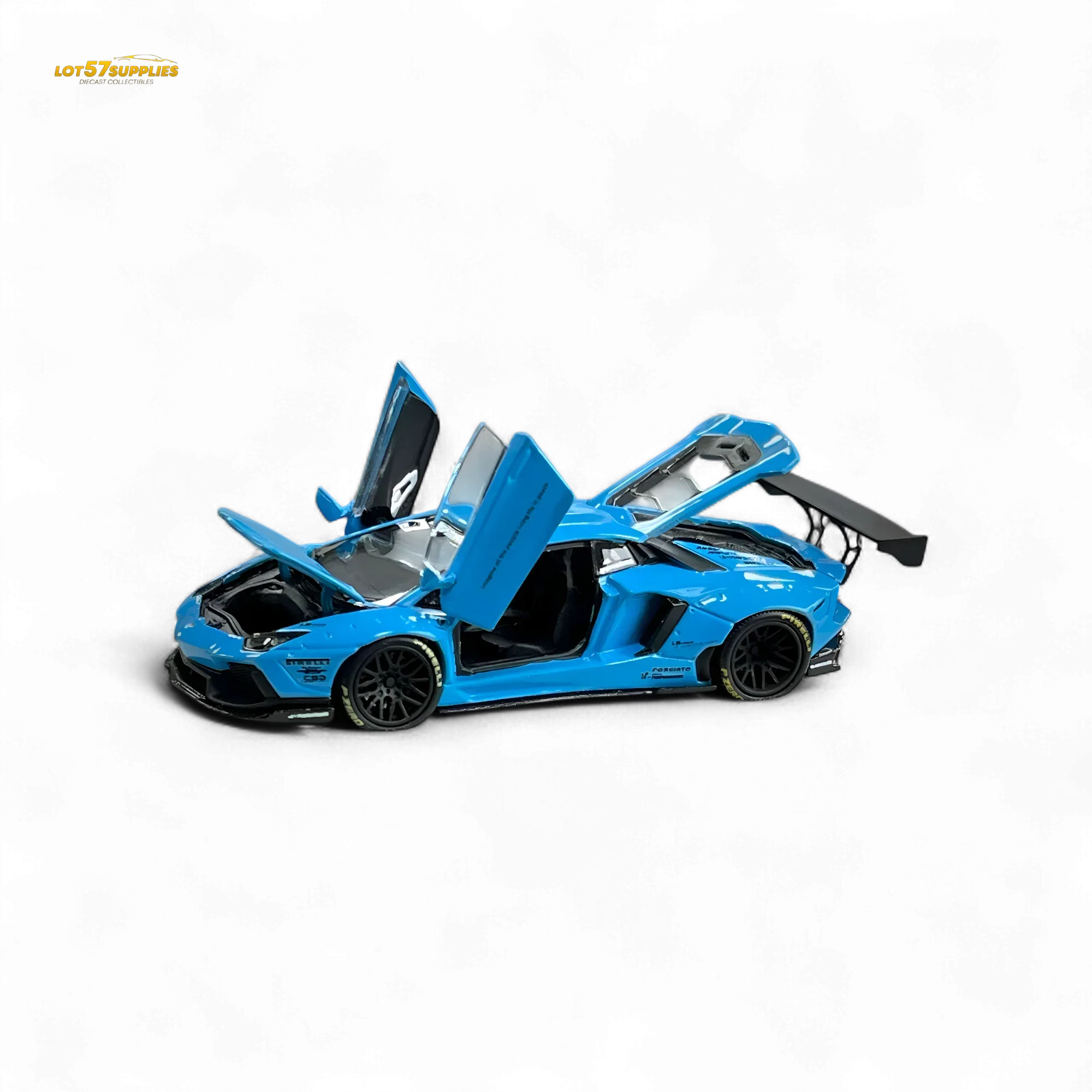 Pgm Lamborghini LP700-4 BB Blue 1:64 - Image 4