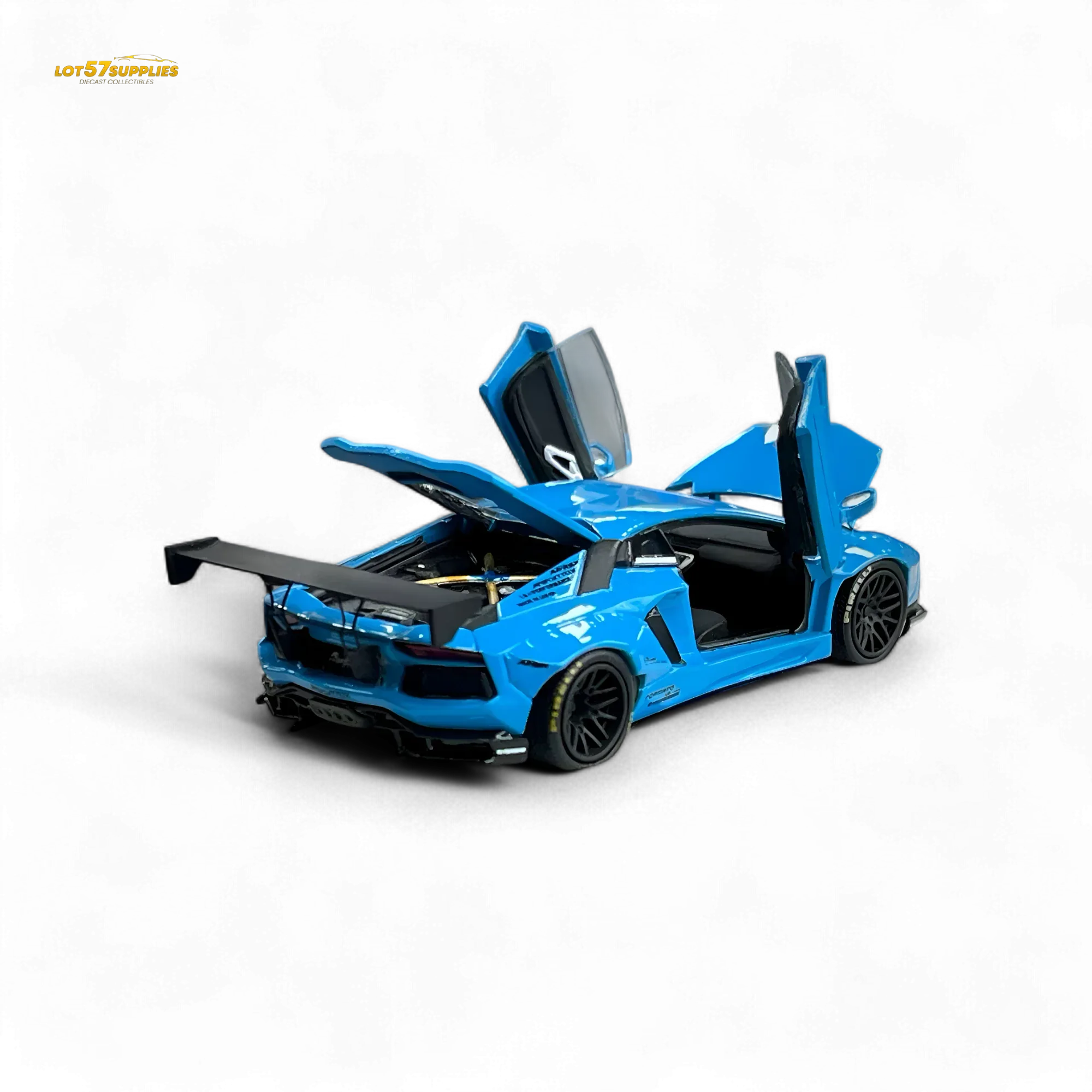 Pgm Lamborghini LP700-4 BB Blue 1:64 - Image 5