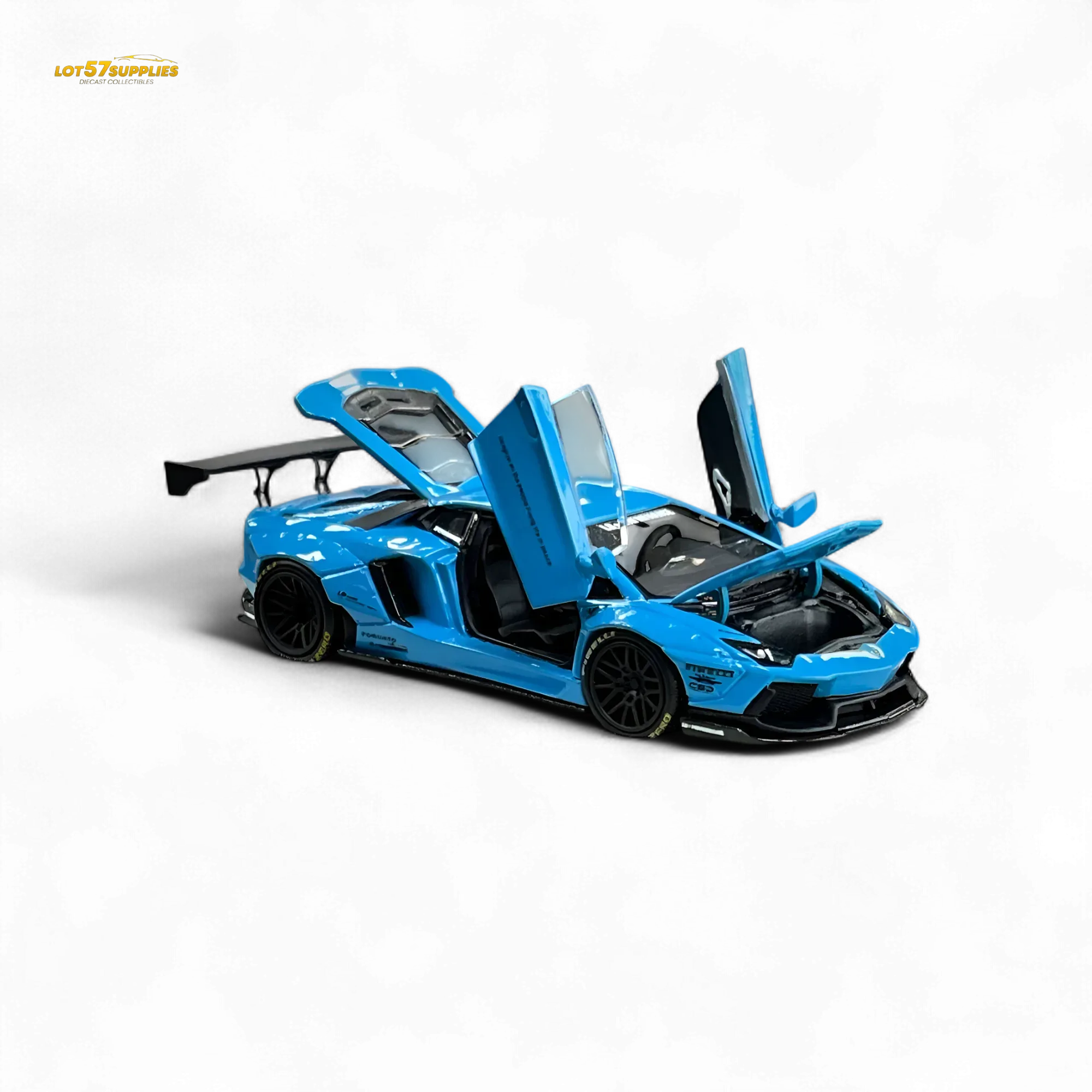 Pgm Lamborghini LP700-4 BB Blue 1:64 - Image 6