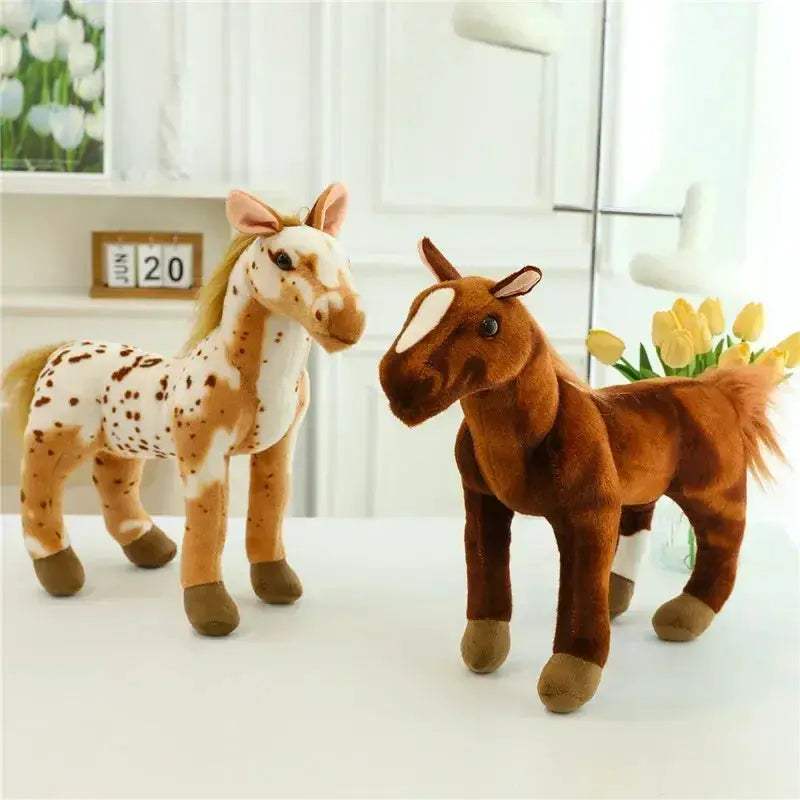 Large Pony Plush Toy Huggable Stuffed Horse Doll Gift - Image 4