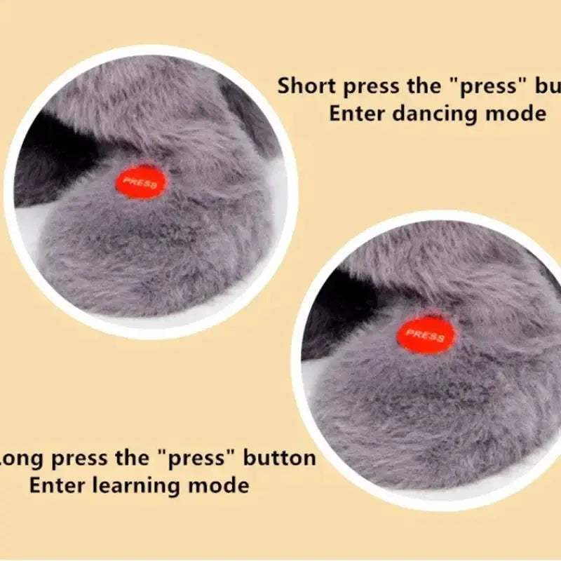 Large Robot Cat Toy Dancing Walking Talking Plush Pet - Image 5