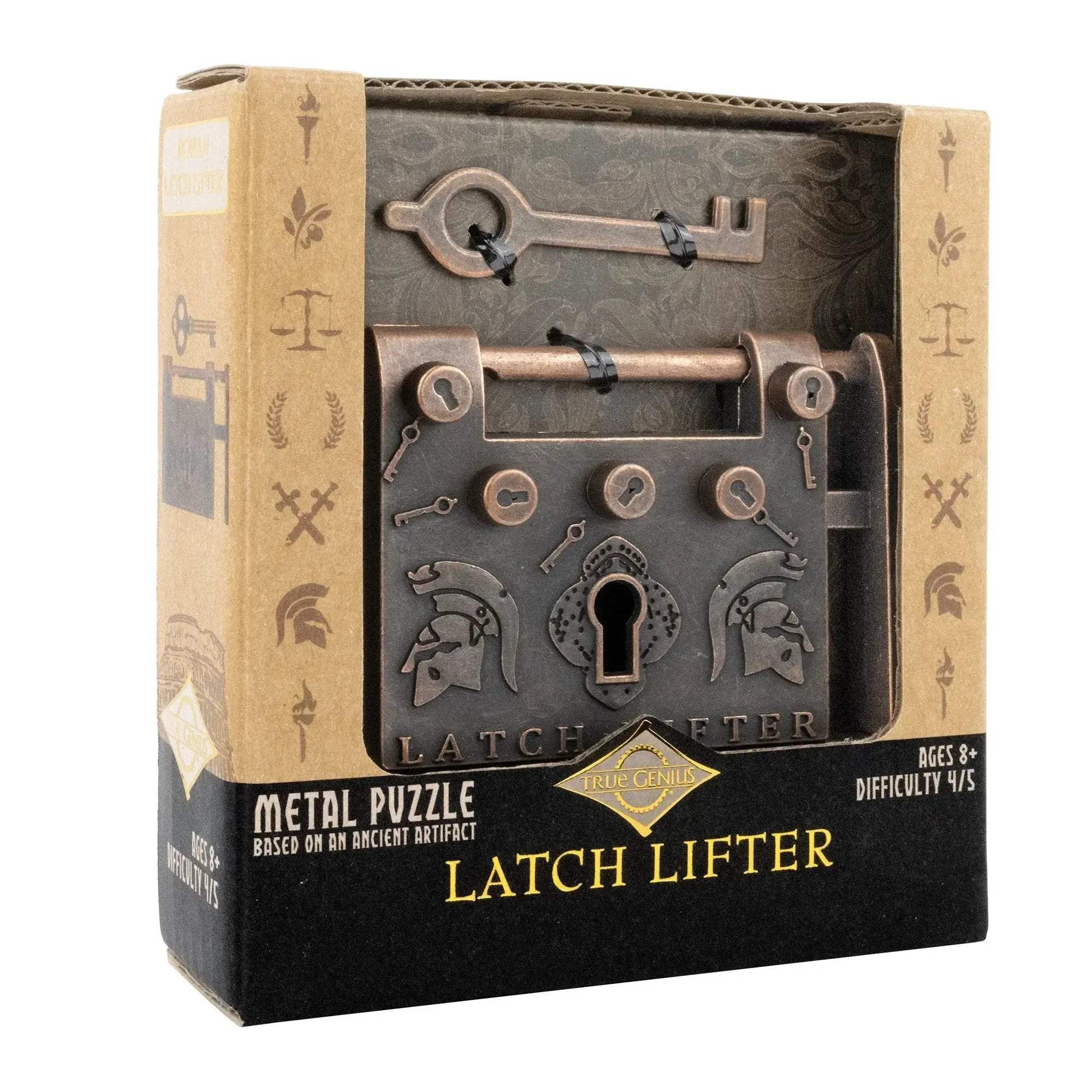Latch Lifter Trick Lock - Unlock Roman Ingenuity with This Clever Historical Puzzle - Image 4