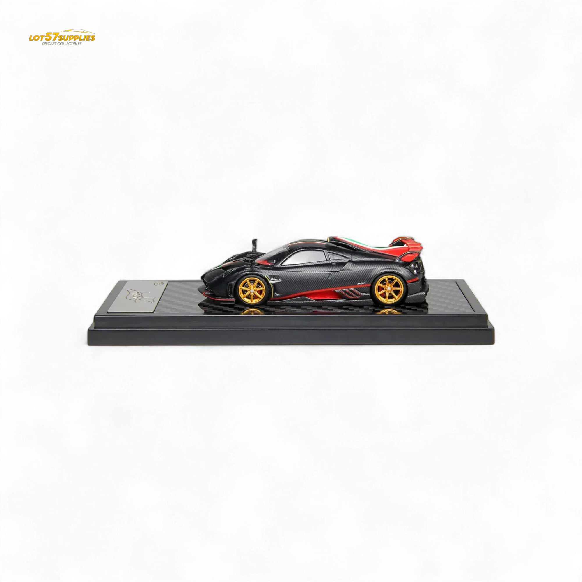 LCD Pagani Imola Diecast OneToSixtyFour Matte Black Model Limited Preorder - Image 3