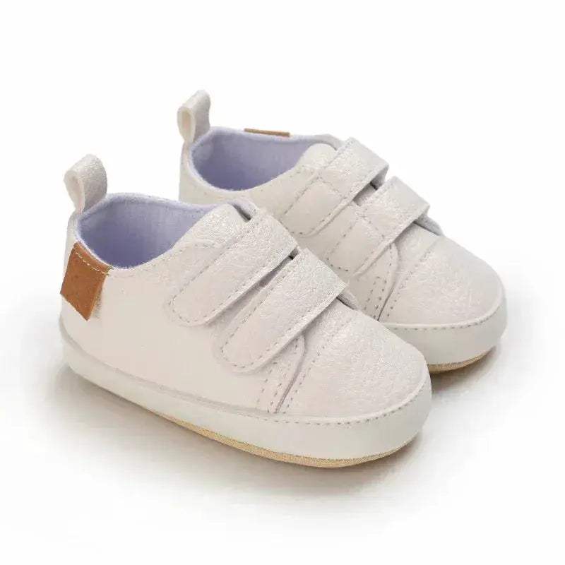 Leather Baby Shoes First Walkers With Anti Slip Rubber Sole - Image 11