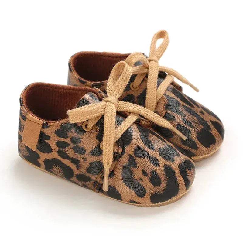 Leather Baby Shoes First Walkers With Anti Slip Rubber Sole - Image 16