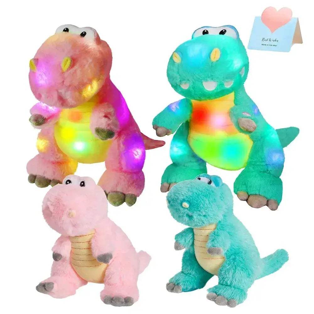 Led Dinosaur Plush Toy T Rex Pillow For Kids Girls - Image 2