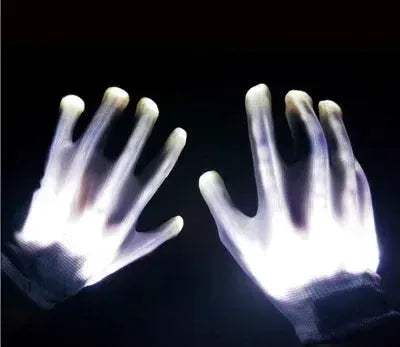 LED Gloves Neon Skull Flashing Lights For Halloween - Image 22