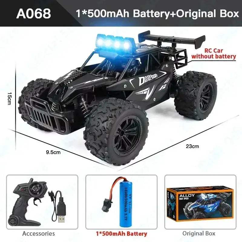 LED Lights RC Car 2WD Off Road Remote Control Vehicle - Image 9