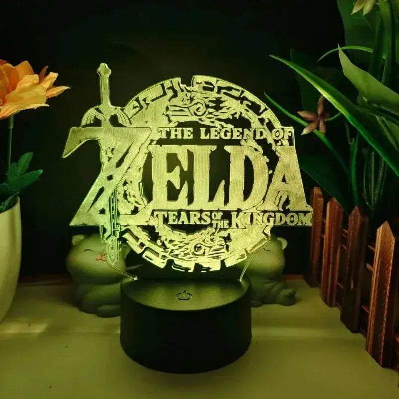 Legend of Zelda Night Lights Anime 3D Led Lamp Link Tears Of The Kingdom Lighting Bedroom Decoration - Image 8