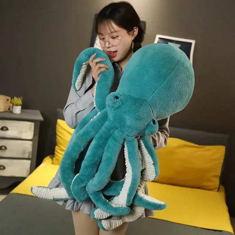 Lifelike Octopus Plush Toy Cushion For Kids Birthday Gift - Image 3